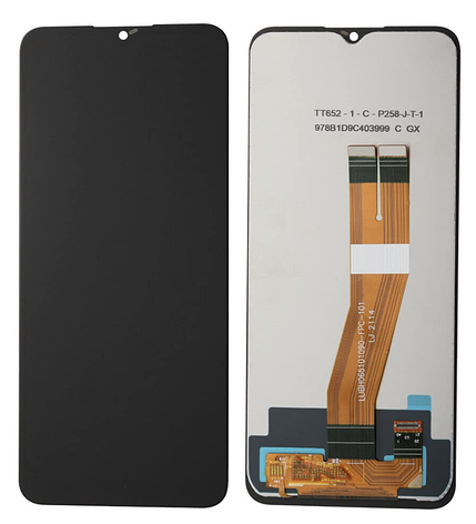 Дисплей (екран) для Samsung A035G Galaxy A03 + тачскрин, чорний, 163 x 72 mm, гарної якості, фото 1