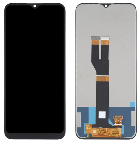 Дисплей (екран) для Nokia C21 Plus + тачскрин, чорний, гарної якості, фото 1