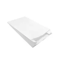 Жиростойкий пакет бумажный 9/4*14 Белый (2000 шт) саше упаковочный, крафт, для фаст фуда, бургеров, выпечки