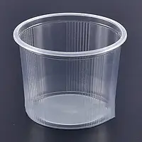 Емкость полипропиленовая круглая(для жидкого и горячего) ЕМ-110083 -500мл (50 шт) одноразовая прозрачная супов