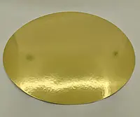 Подложка под торт D40 (1 шт) картонная ламинированная круглая золото