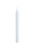 Свеча хозяйственная (20шт) 13 см, Ø 1.7 см, вес 25 г, свеча парафиновая столовая белая цилиндрическая для дома