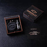 Ароматизатор в машину CHEVROLET з темного дерева, подарунок чоловікові, фото 3