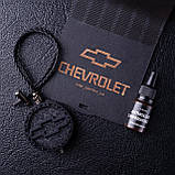 Ароматизатор в машину CHEVROLET з темного дерева, подарунок чоловікові, фото 4