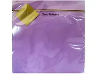 Дизайнерська серветка (ЗЗХЗЗ, 20 шт.) Luxy Фіолетова (1 пач)