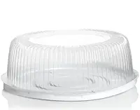 Упаковка для тортов ПС-241 V3000 мл d260 h85 (25 шт) одноразовая блистерная контейнер для десертов