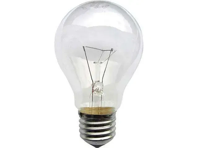 Лампочка "Іскра" (Лівов) 40 Вт (1 шт.) лампа розжарювання прозора