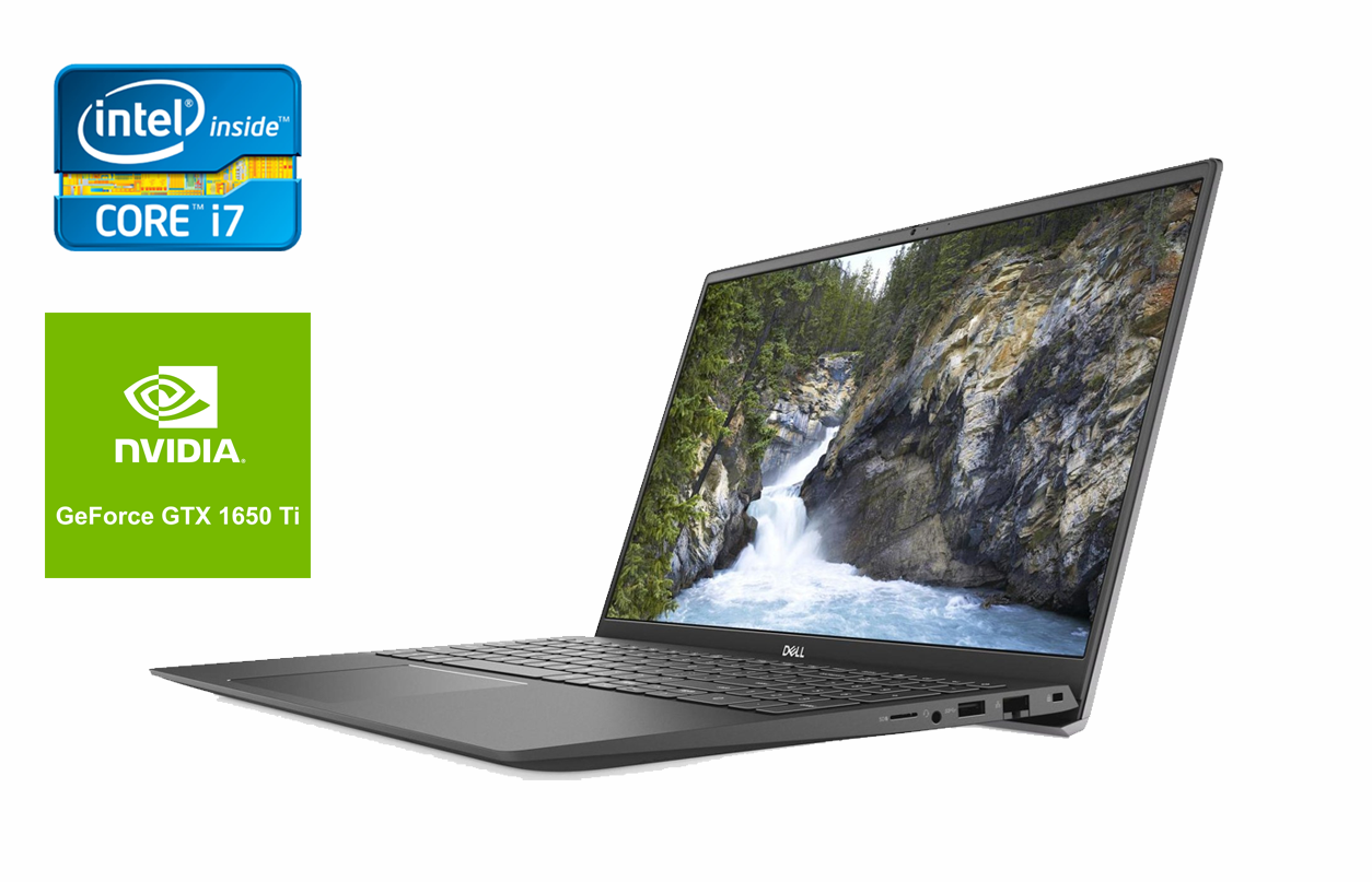 Ігровий ноутбук Dell Vostro 7500/ 15.6" 1920x1080/ i7-10750H/ 16GB RAM/ 512GB SSD/ GTX 1650 Ti 4GB