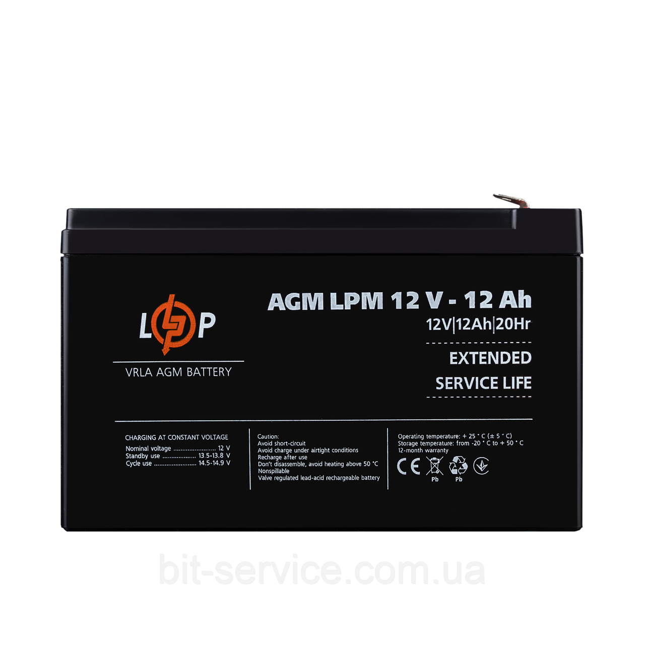 Акумулятор AGM LPM 12V - 12 Ah