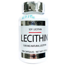 Scitec Nutrition Lecithin 1200 mg (100 капсул.)(термін до 10/2025)