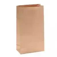 Пакет с дном бумажный 32*13*8,5 коричневый №15 (25 шт)) упаковочный, крафт, для фаст фуда, бургеров, выпечки