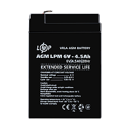 Акумулятор AGM LPM 6V - 4.5 Ah
