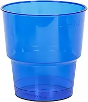 Склянка склоподібна Синя 200 г 25 шт. стаканчики склоподібні склопластикові одноразові зі склопластику