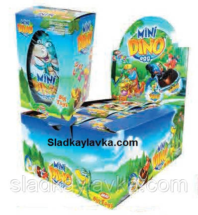 Яйце шоколадне Mini DINO 50 г 12 шт (ANL)