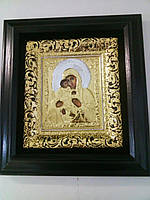 Ікона Богородиці 40х43см із позолоченням