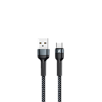 Кабель Remax Jany USB 2.0 to Type-C 2.4A 1M Черный (RC-124a)