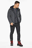 Куртка стильна демісезонна чоловіча колір сіра модель 48210 54 (XXL), фото 2