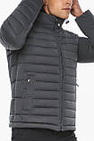 Куртка стильна демісезонна чоловіча колір сіра модель 48210 54 (XXL), фото 9