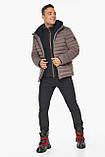 Куртка чоловіча демісезонна горіхова модель 48210, фото 2