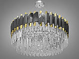 Сучасна кришталева люстра 82209/800HR+BK, фото 3