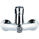 Змішувач SD Ø40 для ванни гусак прямий 350мм дивертор вбудований картріджний TAU SD-2C243C (9804220) Baumar - Завжди Вчасно, фото 2