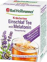 Фиточай Чай для сна с мелатонином Bad Heilbrunner (10 шт.), 10 г (Германия)