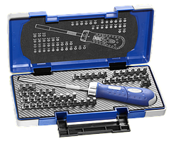 Набір викрутка пістолетна з бітами 59 од. E160804 EXPERT (Франція)