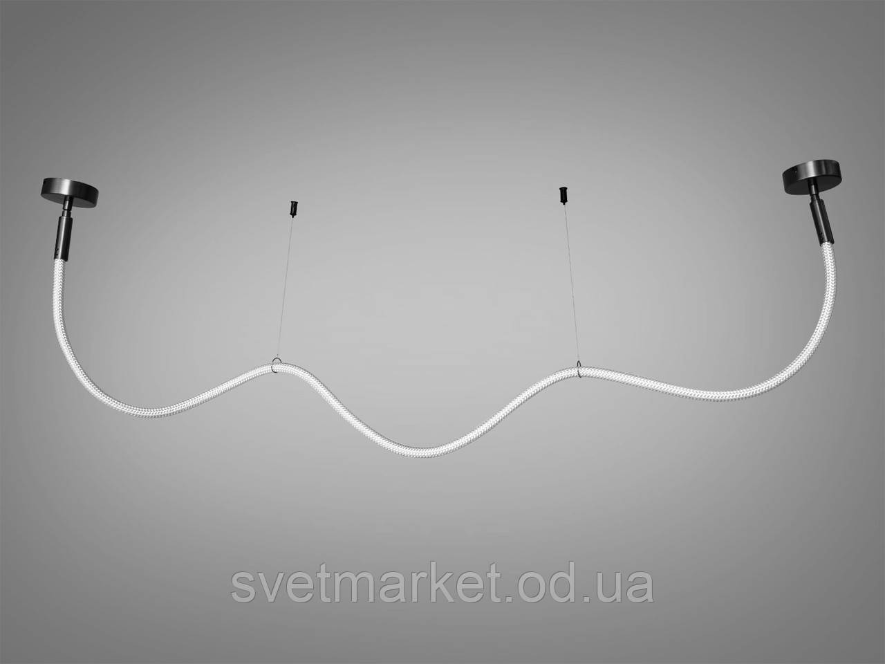 Сучасна світлодіодна люстра шланг 9610-2000BHR, фото 1