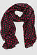 Шарф жіночий в горох, колір чорно-червоний, 244R011, фото 2