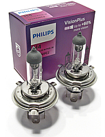 Philips VisionPlus +60% H4 12V 60/55W P43T-38 (2шт.)