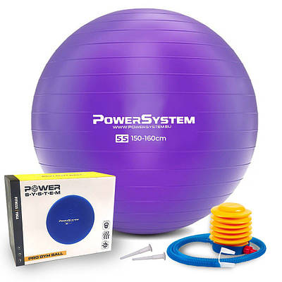 М'яч для фітнесу Power System PS-4011 55 cm Purple