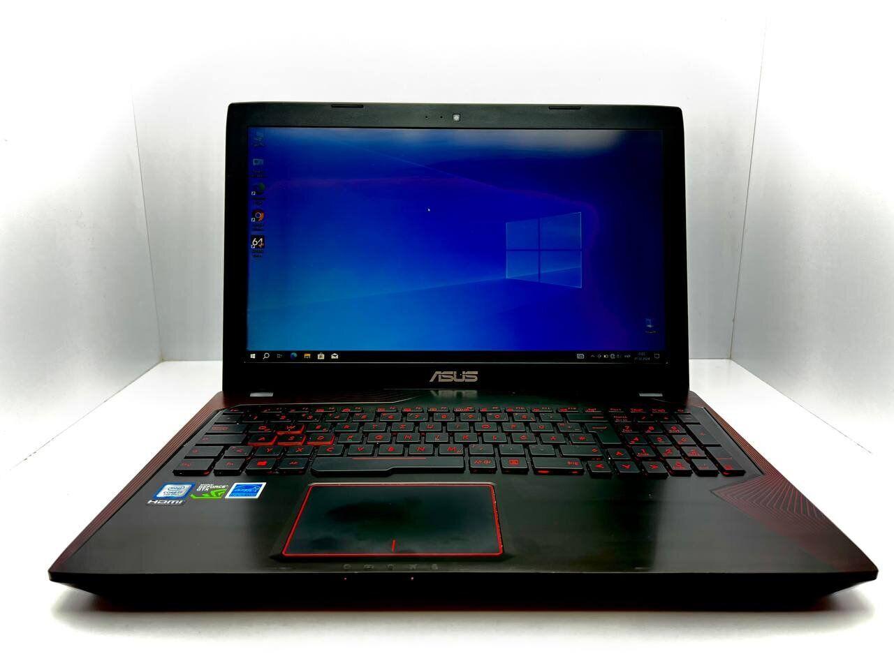 Б/в Ігровий ноутбук Asus ROG Strix GL553VE 15.6" 1920x1080| i7-7700HQ| 16GB RAM| 1000GB SSD| GTX 1050TI 4GB
