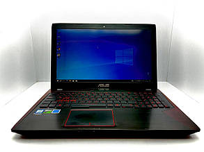 Б/в Ігровий ноутбук Asus ROG Strix GL553VE 15.6" 1920x1080| i7-7700HQ| 16GB RAM| 1000GB SSD| GTX 1050TI 4GB, фото 1