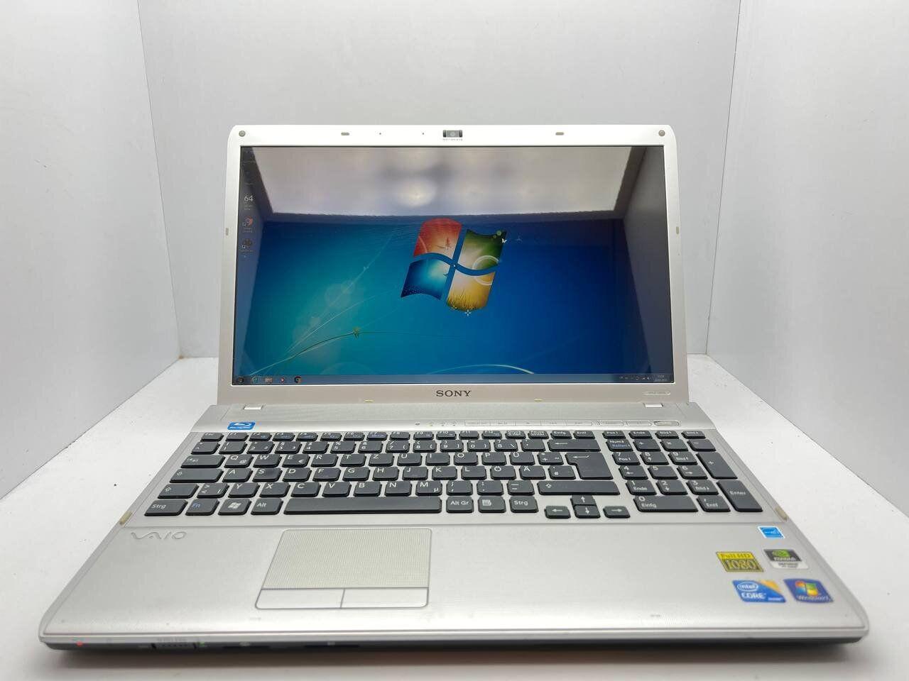 Б/в Ноутбук Sony Vaio VPC-F11M1E 15.6" 1920x1080| Core i5-520M| 6 GB RAM| 500 GB HDD| GeForce GT 310M 1GB