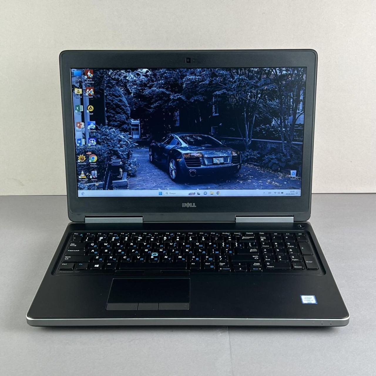 Б/в Ноутбук Dell Precision 7520 15.6" 1920x1080| i7-6820HQ| 32GB RAM| 256GB SSD+1000GB HDD| Quadro M2200 4GB