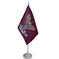 Прапор ДШВ на підставці, двостороннє зображення