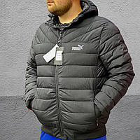 Куртка чоловіча демісезонна стьобана PUMA напівбатал р-ри 2XL-7XL "FLOPPY" недорого від прямого постачальника