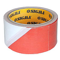 Стрічка сигнальна 50мм×100м SIGMA (8423441) Baumar - Знак Якості