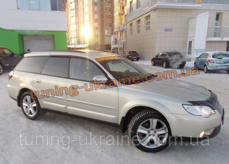 Дефлектори вікон (вітровики) COBRA-Tuning SUBARU OUTBACK III 2003-2009