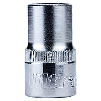 Насадка шестигранная короткая 1/2" 13мм CrV ULTRA (6070132) Baumar - Знак Качества