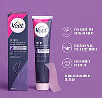 Женский крем Veet для депиляции волос на теле и ногах с маслом ши 200 мл. с лопаткой в наборе Veet EXPERT