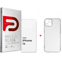 Чохол для мобільного телефона Armorstandart Apple iPhone 14 (Clear glass + Air Series Case) (ARM66923) Вуща