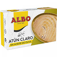 Консерва из морепродуктов ALBO Atun claro en aceite de oliva, lata 112гр. Доставка від 14 днів - Оригинал