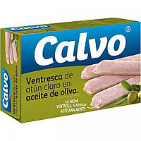 Консерва из морепродуктов CALVO Ventresca de atun en aceite de oliva, lata 115гр. Доставка від 14 днів -