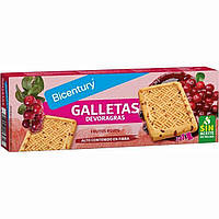Диетическое печенье BICENTURY Galleta de frutos rojos, caja 160гр. Доставка від 14 днів - Оригинал