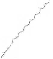 Спираль для поддержания растений из оцинкованной стали 180см, TYS06180
