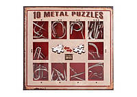 Eureka Набор головоломок Metal Puzzles (10 шт.) (красный) (10 Metal Рuzzles Red) (473358)