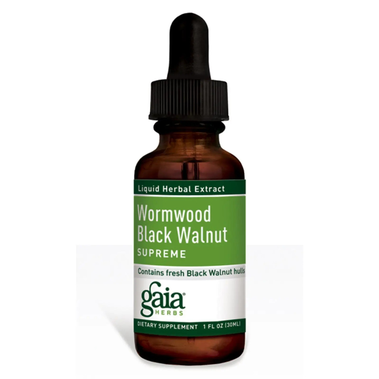 Екстракт полину і чорного горіха Gaia Herbs (Wormwood Black Walnut Supreme) 30 мл, фото 1