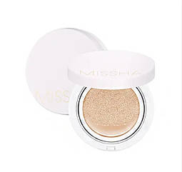 Кушон з ідеальним покриттям (світлий беж) MISSHA (Magic Cushion Cover Lasting SPF50+/PA+++, 21 тон) 15 г