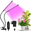 Фітолампа для кімнатних рослин LED гнучка світлодіодна Supretto 20W 2 лампи для рослин, фото 2